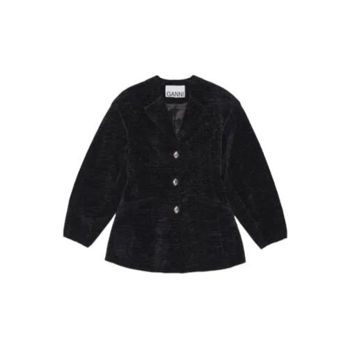 GANNI Jackets Women's Black