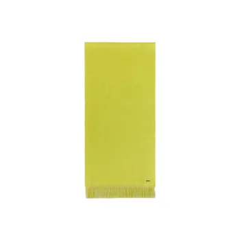 Loro Piana Knit Scarves Men Neon Green