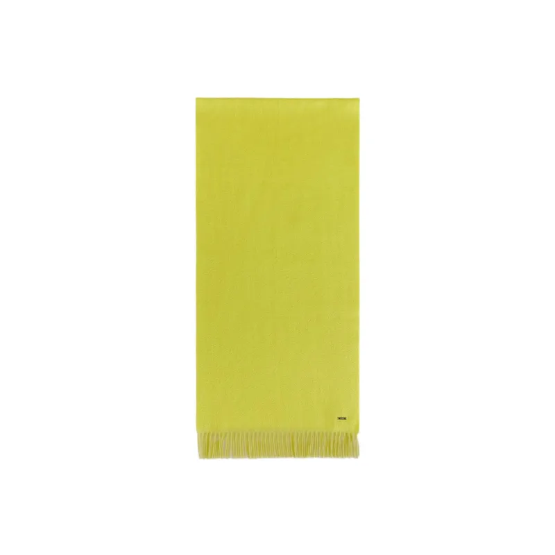 Loro Piana Knit Scarves Men Neon Green-0