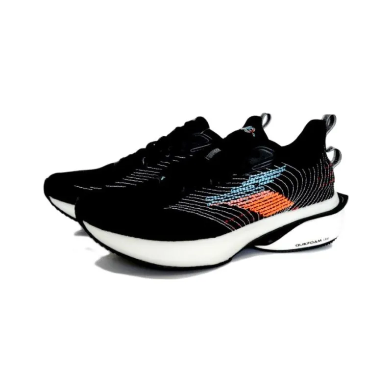361° Cushioning Breathable Wear Resistant Slip Resistant Low Top Casual Running Shoes Men's Black-2