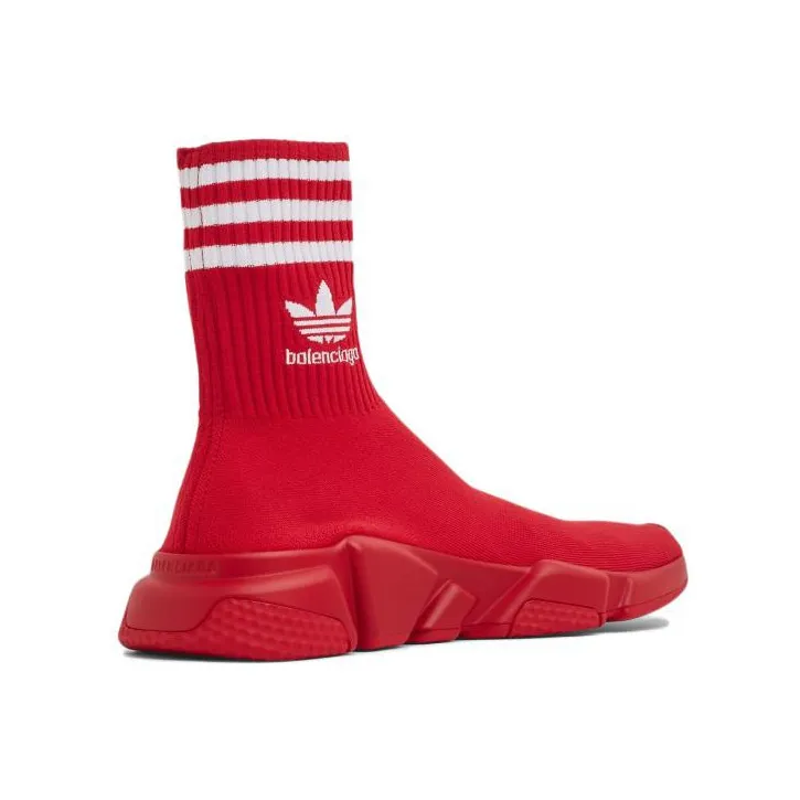 Balenciaga X Adidas Speed Trainer Red White-2