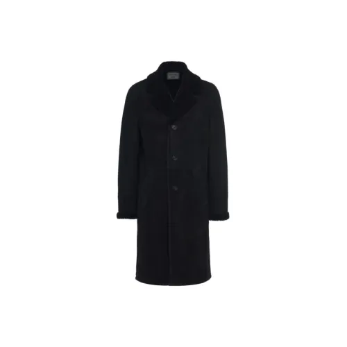 PRADA Coats Men Black