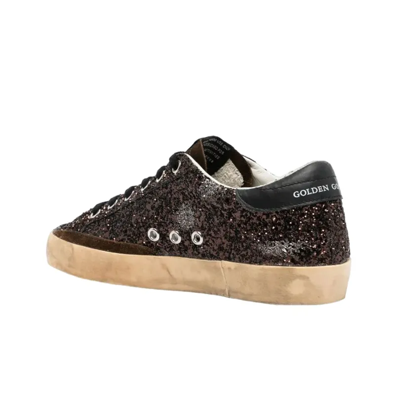 Golden Goose Stylish Skateboarding Shoes Women's Black Vintage Version-4