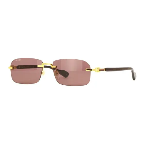 GUCCI Rectangular Frame Sunglasses