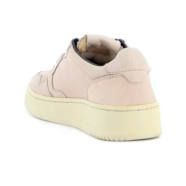 AUTRY Medalist Low Goatskin Sneakers 'Ivory' Women's-3