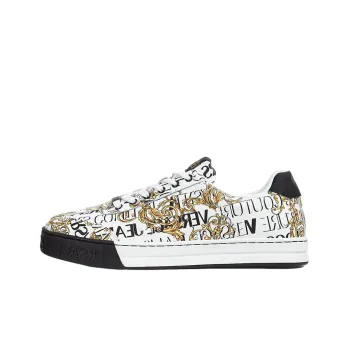 VERSACE JEANS Couture Barocco print Lace up Sneakers