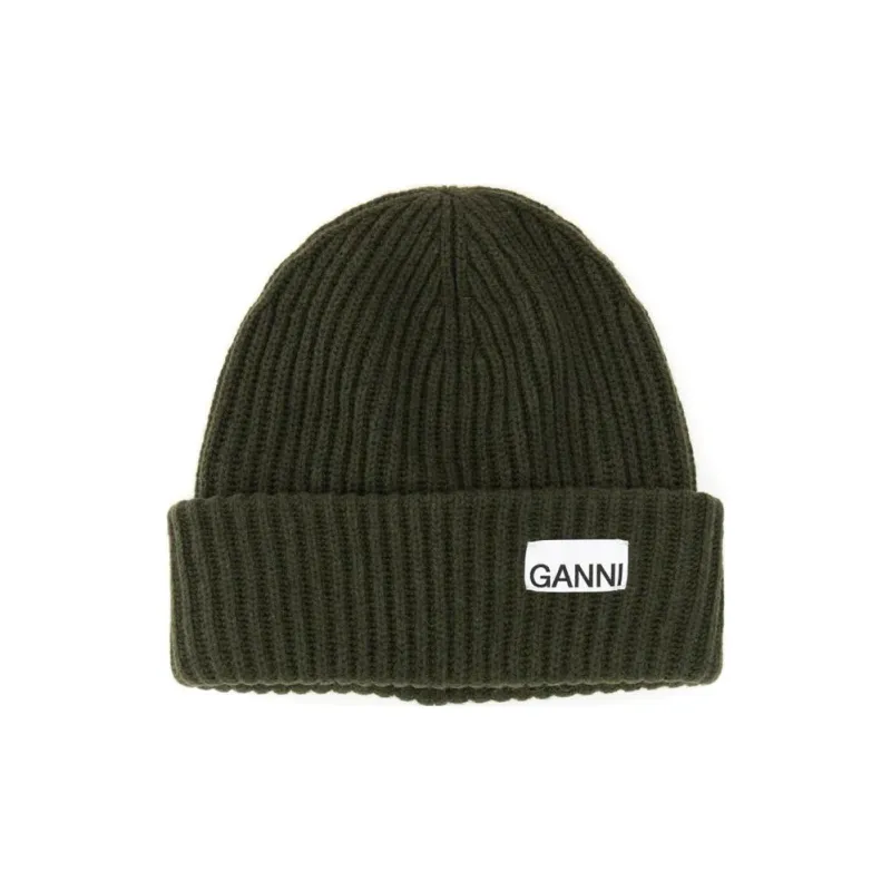 GANNI Wool Beanie-0