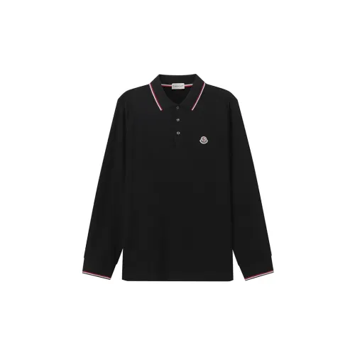 Moncler Polo Shirts Men Black