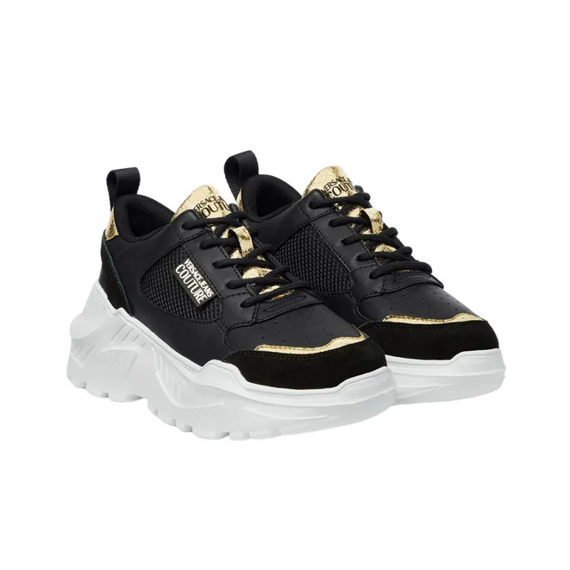 VERSACE JEANS Couture Speedtrack Leather Sneakers-2