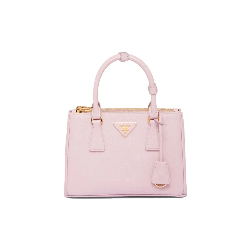 PRADA Galleria Killer Bag Calfskin Shoulder Bag Crossbody Bag Handbag Small Size Women's Snow Pink-0