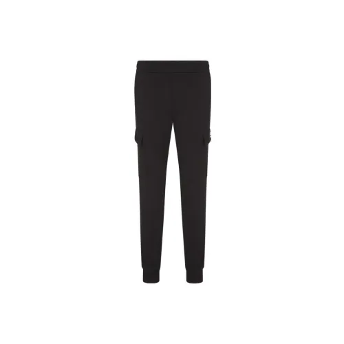 EMPORIO ARMANI EA7 SS23 Knitted Sports Pants Men's Dark Blue