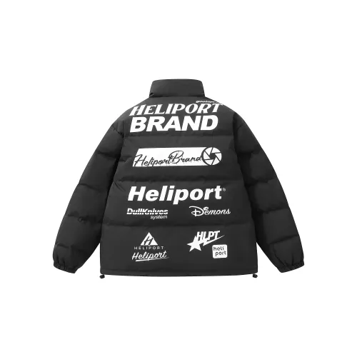 HELIPORT Down Jackets Unisex Black