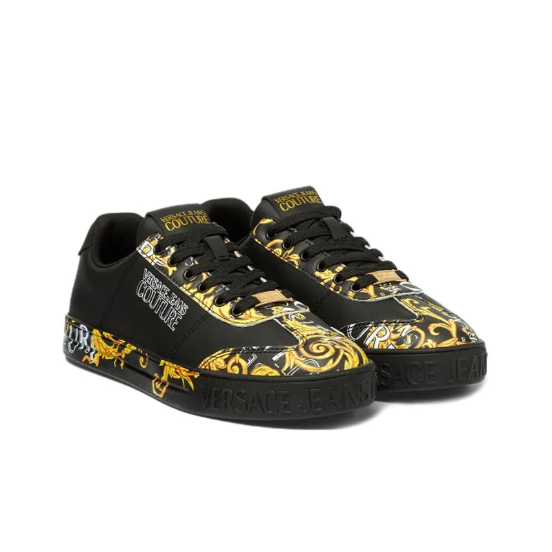 VERSACE JEANS Couture Court Baroccoflage print Sneakers-2