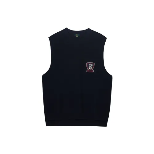 Teenie Weenie Men Vests Unisex Navy Blue