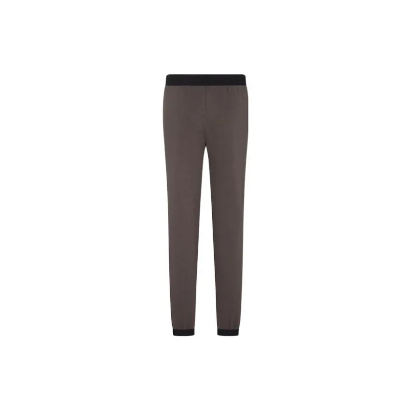 EMPORIO ARMANI SS23 Sweatpants Men's Brown Black-1