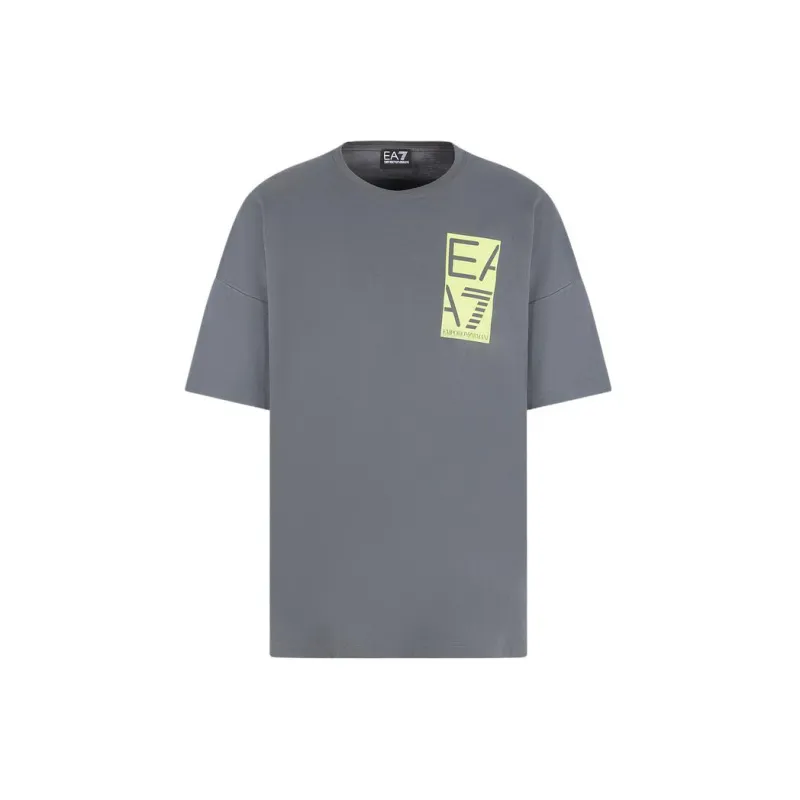 EMPORIO ARMANI EA7 SS23 T Shirt Men's Iron Gray-1
