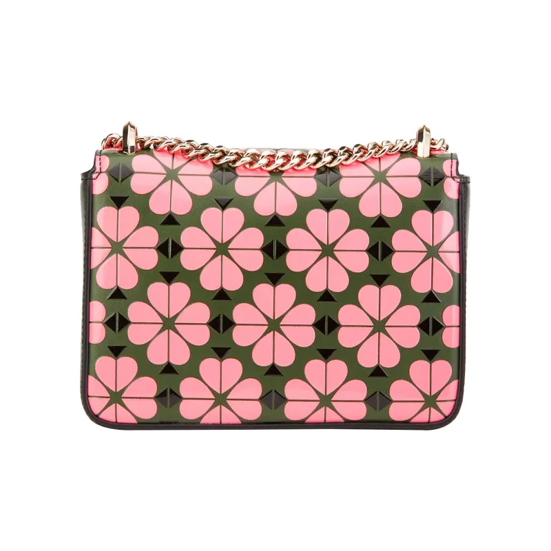 Kate Spade Amelia Patent Leather Crossbody Bag Shoulder Bag Women's Bright Pink & Jasper-2