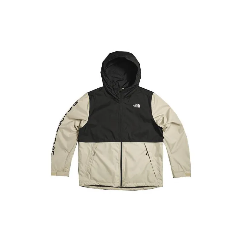 THE NORTH FACE Water Resistant Windproof Breathable Windbreaker Jacket Men's Khaki-1