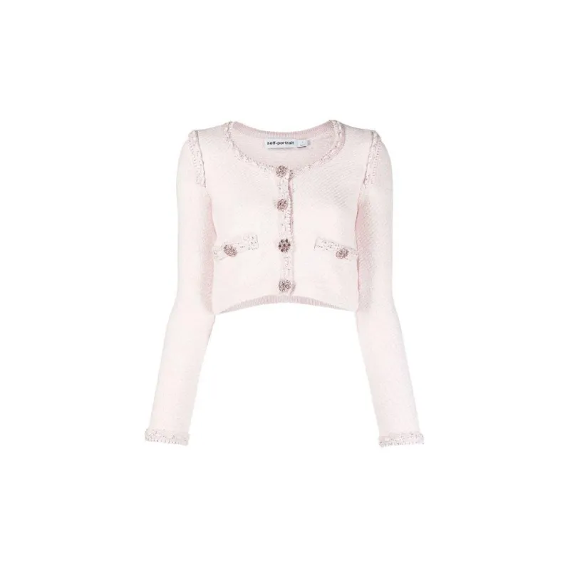 Self portrait SS23 Jacket Women's Pink-2