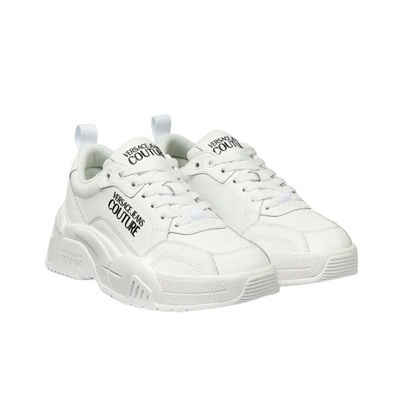 VERSACE JEANS Stargaze Cushioning Low Top Casual Shoes Women's White-2