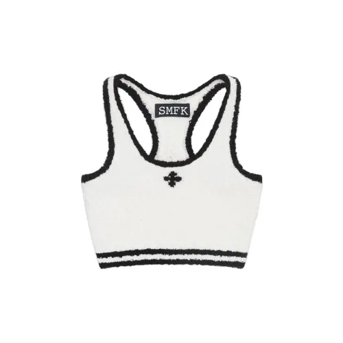 SMFK Tank Tops Women's Black/White