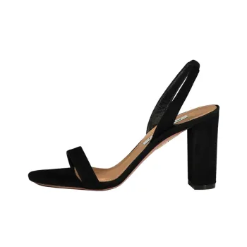 AQUAZZURA 90mm Heeled Suede Sandals