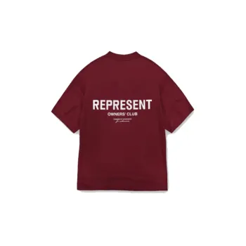 REPRESENT T Shirts Men Purple Brown
