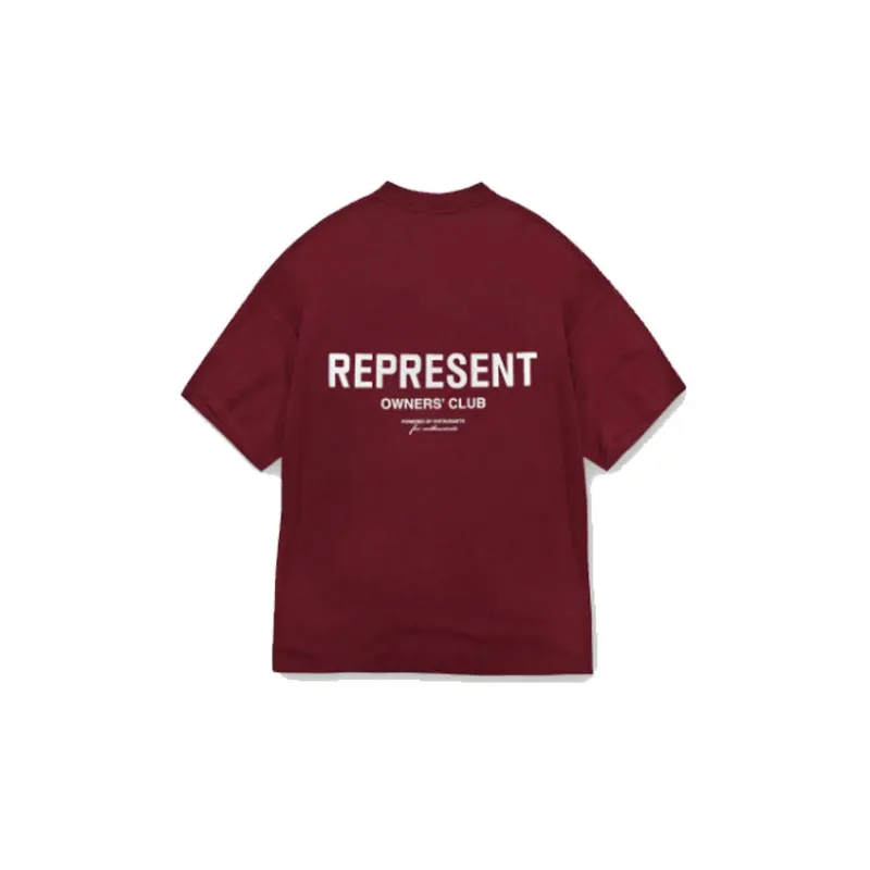 REPRESENT T Shirts Men Purple Brown-0