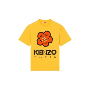KENZO Boke Flower Series T Shirts Men Gold