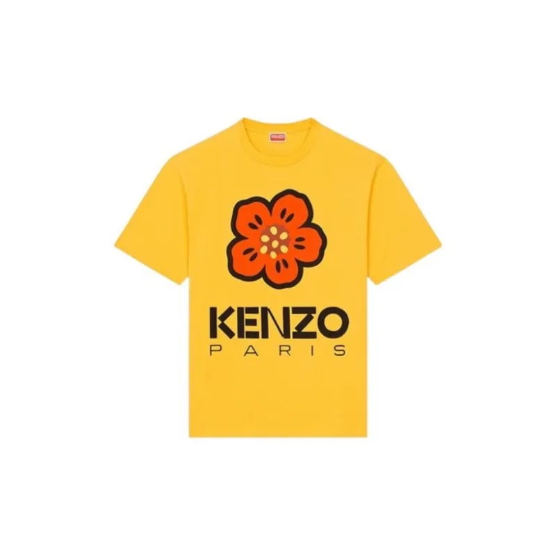 KENZO Boke Flower Series T Shirts Men Gold-0