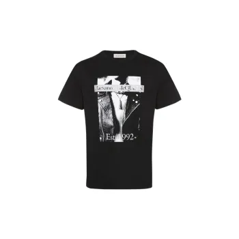 Alexander McQueen Graphic Printed Crewneck T-Shirt