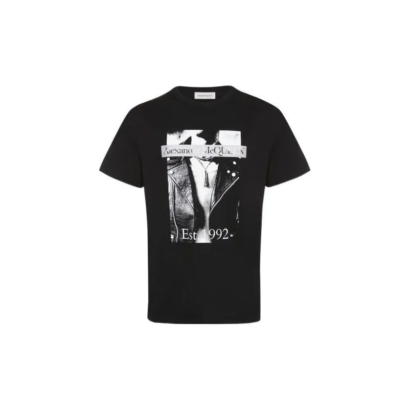 Alexander McQueen Graphic Printed Crewneck T-Shirt-0