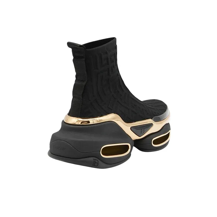 BALMAIN B-Bold High 'Monogram - Black Gold'-2