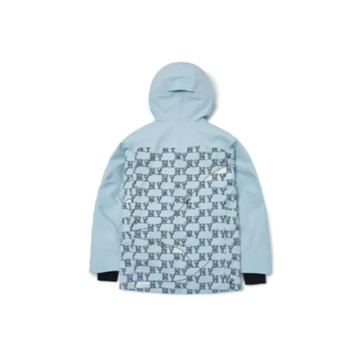 MLB Puffer Jackets Unisex Light Blue-1