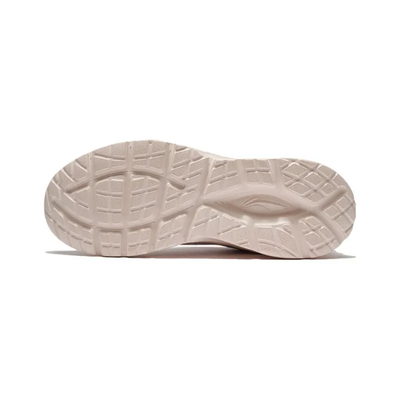 LiNing Shock Absorbers Slip Resistant, Abrasion Resistant, Breathable Low Top Running Shoes Women's Light Gray-3