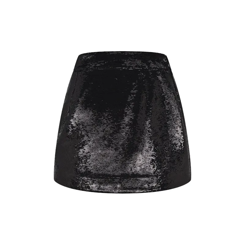 RARE Casual Short Skirts Women's Black-1