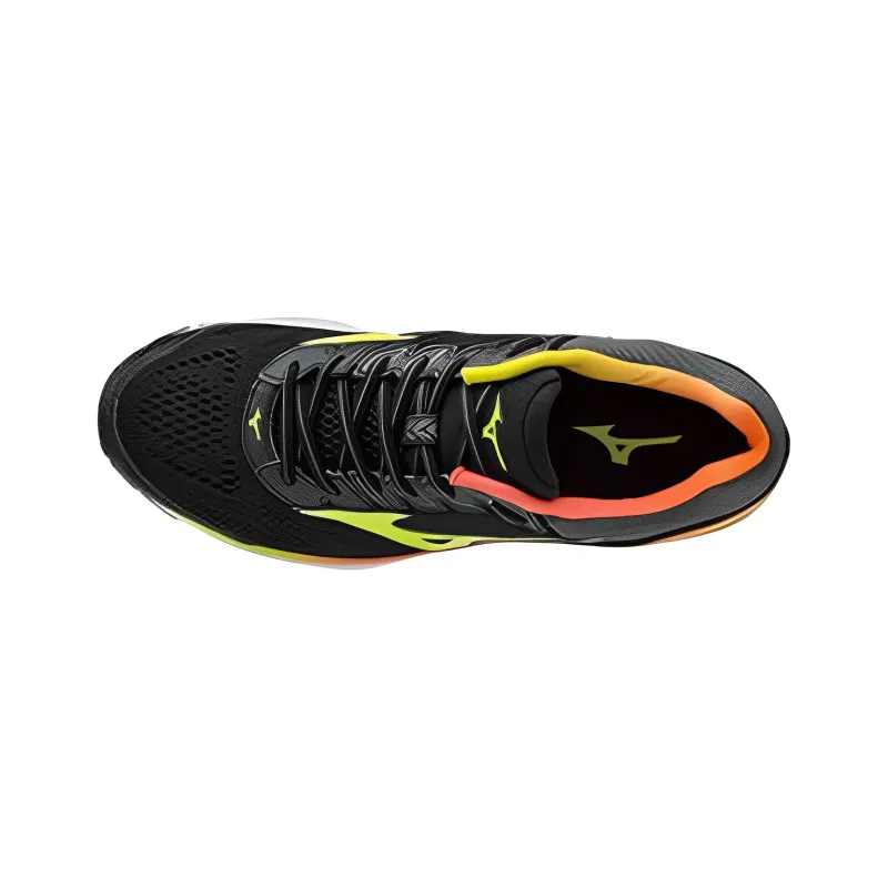 Mizuno Wave Rider 21 'Black Yellow' Women's-2