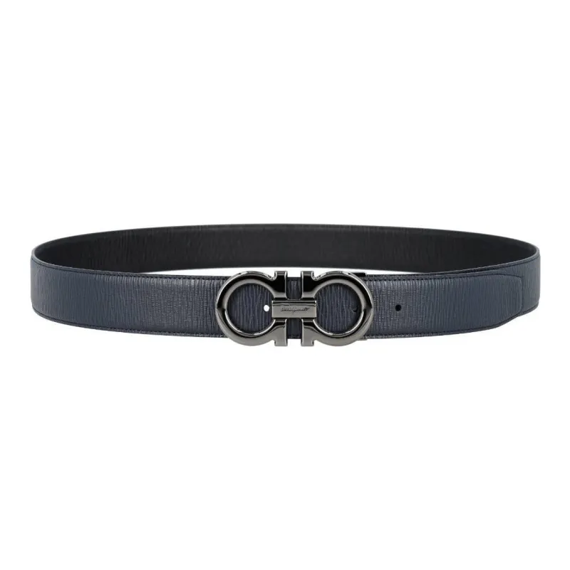 Ferragamo Gancini buckle Leather Belt-0