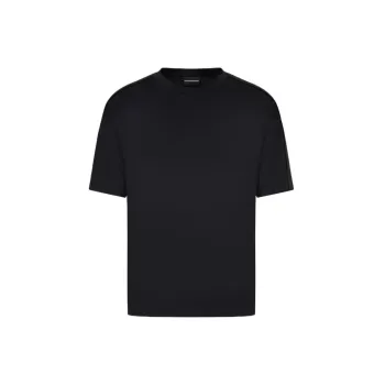 EMPORIO ARMANI SS23 T Shirt Men's Navy Blue