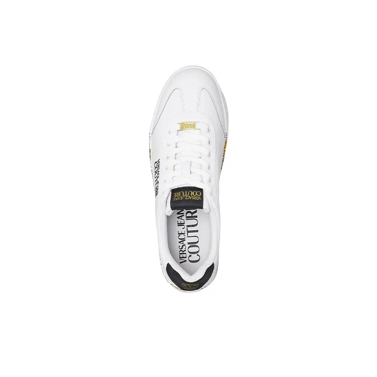 VERSACE JEANS Couture Low Top Stylish Skateboarding Shoes Men's White-2