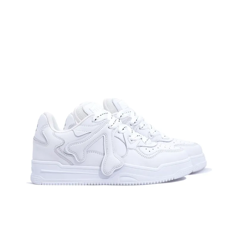 Tokidoki Wear-Resistant Slip-Resistant Low-Top Skateboard Shoes Unisex White-1