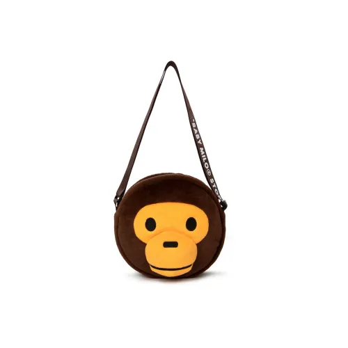 A BATHING APE Polyester Shoulder Bag Crossbody Bag Regular Women's Brown