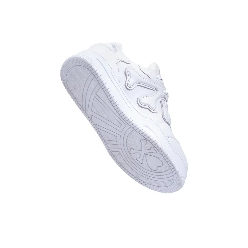 Tokidoki Wear-Resistant Slip-Resistant Low-Top Skateboard Shoes Unisex White-2