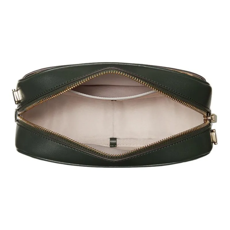Kate Spade Flower Artificial Leather Camera Bag, Crossbody Bag, Shoulder Bag Women's Black & Brown-2
