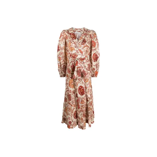 Zimmermann Vitali Wrap Midi Dress