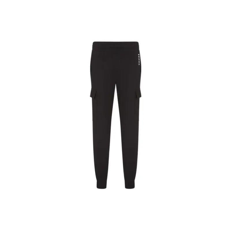EMPORIO ARMANI Logo Printed Elasticated Waistband Cargo Trousers-1