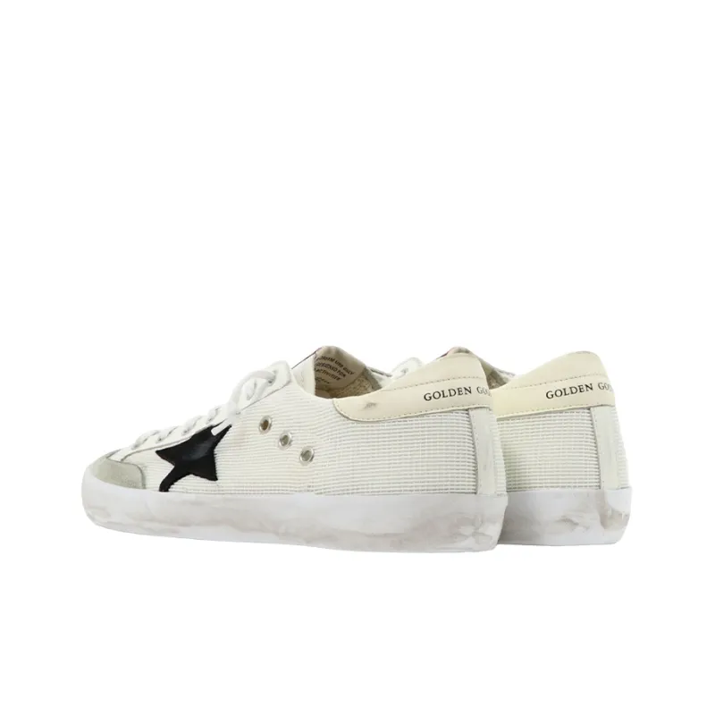 Golden Goose Super Star Nylon White Black Beige-4
