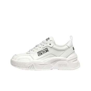 VERSACE JEANS Stargaze Cushioning Low Top Casual Shoes Women's White