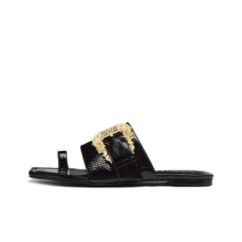 VERSACE JEANS Slide Slippers Women's Black