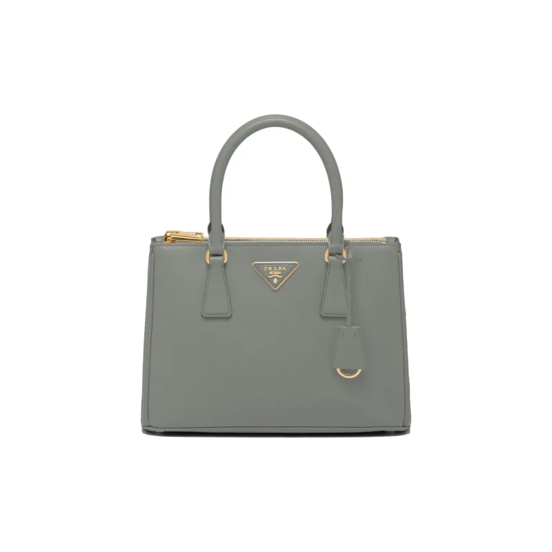 PRADA Galleria Killer Bag Leather Shoulder Bag Crossbody Bag Handbag Medium Size Women's Slate Gray-0